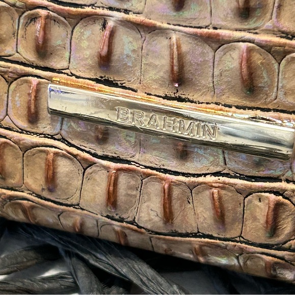 Brahmin Tia Bluestone Ombre Melbourne Leather Tote - Picture 6 of 15